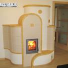 Stufa ad olle con rivestimento Arcadia ( cod. 155).