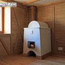 Stufa ad olle rustica in muratura (cod. 166).