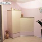 Stufa ad olle moderna con rivestimento in ceramica (cod. 216).