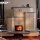 Stufa in maiolica Ceram + ( cod. 218 ) .