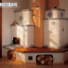 Stufa in maiolica Ceram + ( cod. 219 ) .