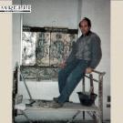 Restauro stufa antica del 1750 circa. Roberto Tapparelli nel 1984 ( cod. 220).