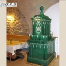 Restauro stufa antica Cavosi di Sfruz del 1820 circa ( cod. 218).