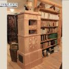 L'unica stufa in stile biedermeier prodotta e firmata dai Bormiolli di Trento.