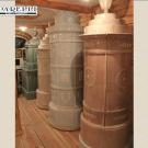 Veduta delle stufe antiche.