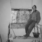 Stufa di Sfruz del 1700, restaurata da Roberto Tapparelli nei primi anni del 1980.