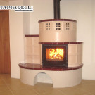 Stufa olle in maiolica (cod. 160).