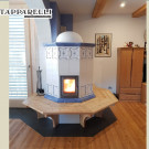 Stufa olle in maiolica (cod. 162).