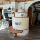 Stufa a olle in maiolica (cod. 161).