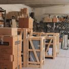 Il magazzino di stoccaggio delle merci. Il magazzino di stoccaggio delle merci.