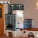 Stufa ad olle con maiolica Jasba (cod. 52).