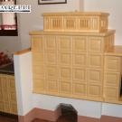 Stufa ad olle collegata alla stufa economica della cucina (cod. 50).