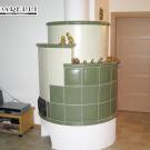 Stufa ad olle con maiolica Ceram+ (cod. 46).