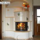 Stufa in ceramica con inserto Spartherm (cod. 58).