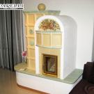 Stufa ad olle con rivestimento in maiolica Arcadia (cod. 116)