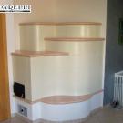 Stufa ad olle con rivestimento in maiolica Ceram+ (cod. 117).