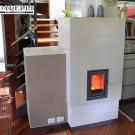 Stufa ad olle in maiolica e muratura dipinta (cod. 194).