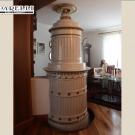 Restauro stufa antica Giuseppe Bormiolli , 1815 circa ( cod. 110).