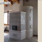 Stufa antica trentina con parte in muratura nuova (cod. 312).