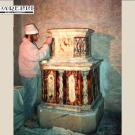 Restauro stufa antica del 1700 ,fornace Zeni. Restaurata dalla nostra azienda nel 1996 ed esposta a Castello del Buonconsiglio ( cod. 304).