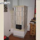 Restauro stufa antica trentina del 1880 circa ( cod. 313).