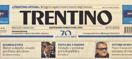 Articolo su quotidiano Trentino.