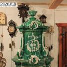 Museo delle stufe antiche, stufa Bormiolli del XVIII secolo.