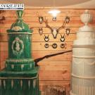 Museo stufe in maiolica, stufa Bormiolli e stufa Biasi.